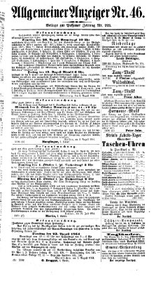 Passauer Zeitung Sonntag 14. August 1864