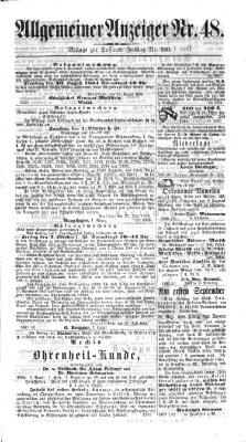 Passauer Zeitung Sonntag 21. August 1864