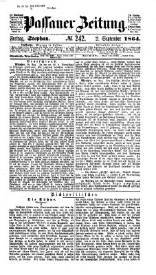 Passauer Zeitung Freitag 2. September 1864