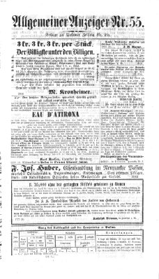 Passauer Zeitung Sonntag 11. September 1864