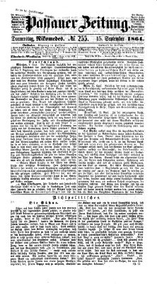 Passauer Zeitung Donnerstag 15. September 1864