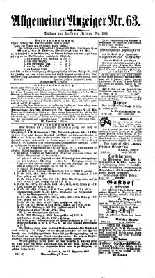 Passauer Zeitung Sonntag 25. September 1864