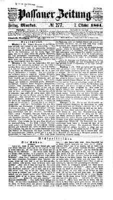 Passauer Zeitung Freitag 7. Oktober 1864