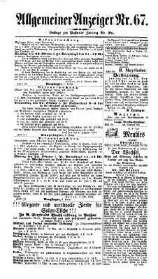 Passauer Zeitung Freitag 14. Oktober 1864