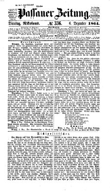 Passauer Zeitung Dienstag 6. Dezember 1864