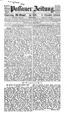 Passauer Zeitung Donnerstag 8. Dezember 1864