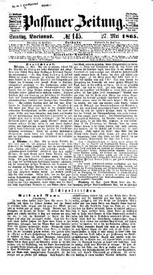 Passauer Zeitung Samstag 27. Mai 1865