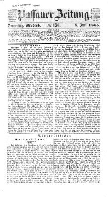 Passauer Zeitung Donnerstag 8. Juni 1865