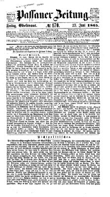 Passauer Zeitung Freitag 23. Juni 1865