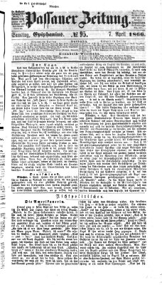 Passauer Zeitung Samstag 7. April 1866