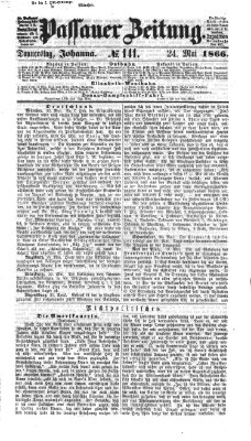 Passauer Zeitung Donnerstag 24. Mai 1866