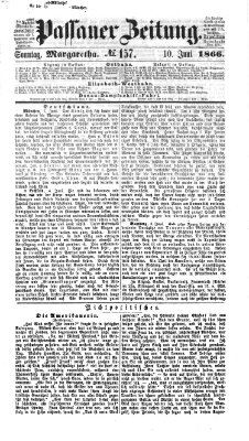 Passauer Zeitung Sonntag 10. Juni 1866