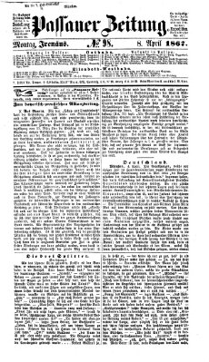 Passauer Zeitung Montag 8. April 1867