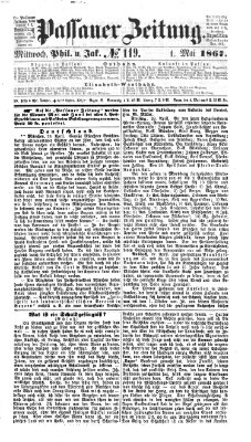 Passauer Zeitung Mittwoch 1. Mai 1867