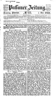 Passauer Zeitung Samstag 4. Mai 1867