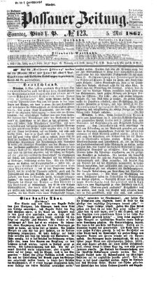 Passauer Zeitung Sonntag 5. Mai 1867