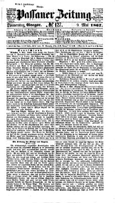 Passauer Zeitung Donnerstag 9. Mai 1867