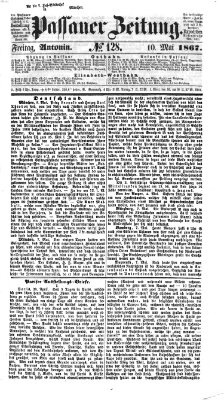 Passauer Zeitung Freitag 10. Mai 1867