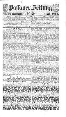 Passauer Zeitung Samstag 11. Mai 1867