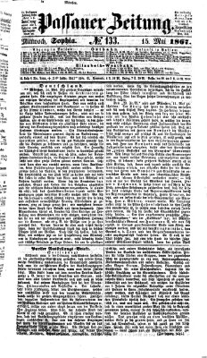 Passauer Zeitung Mittwoch 15. Mai 1867