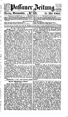 Passauer Zeitung Montag 20. Mai 1867