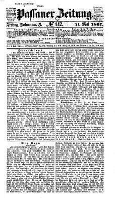 Passauer Zeitung Freitag 24. Mai 1867