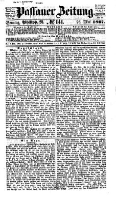 Passauer Zeitung Sonntag 26. Mai 1867