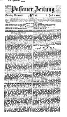 Passauer Zeitung Sonntag 9. Juni 1867