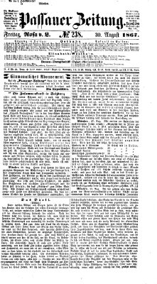 Passauer Zeitung Freitag 30. August 1867