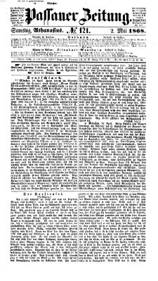 Passauer Zeitung Samstag 2. Mai 1868