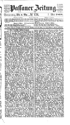 Passauer Zeitung Donnerstag 7. Mai 1868