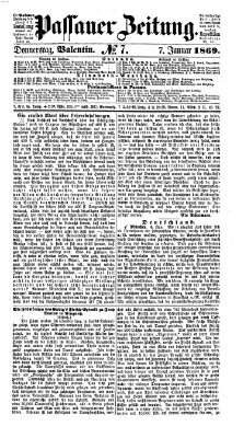 Passauer Zeitung Donnerstag 7. Januar 1869