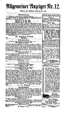 Passauer Zeitung Freitag 16. April 1869