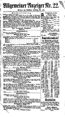 Passauer Zeitung Samstag 19. Juni 1869