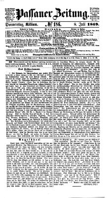 Passauer Zeitung Donnerstag 8. Juli 1869