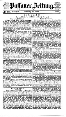 Passauer Zeitung Dienstag 26. Oktober 1869