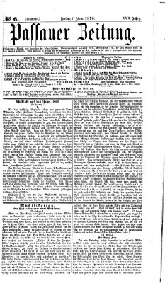 Passauer Zeitung Freitag 7. Januar 1870