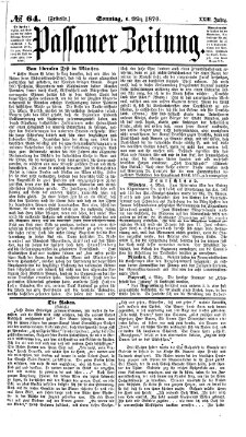 Passauer Zeitung Sonntag 6. März 1870