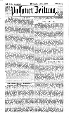 Passauer Zeitung Mittwoch 9. März 1870