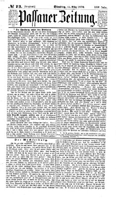 Passauer Zeitung Dienstag 15. März 1870