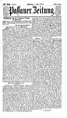 Passauer Zeitung Freitag 1. April 1870