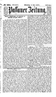 Passauer Zeitung Sonntag 17. April 1870