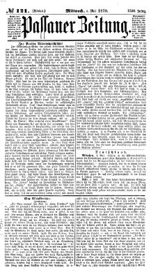 Passauer Zeitung Mittwoch 4. Mai 1870