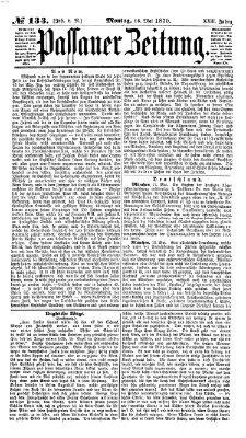 Passauer Zeitung Montag 16. Mai 1870