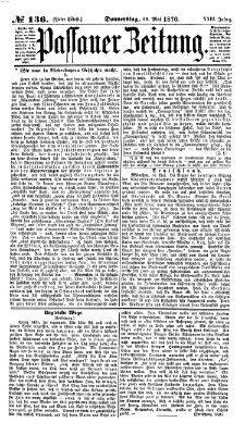 Passauer Zeitung Donnerstag 19. Mai 1870