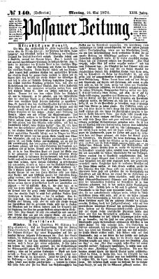 Passauer Zeitung Montag 23. Mai 1870