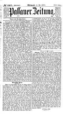 Passauer Zeitung Mittwoch 25. Mai 1870