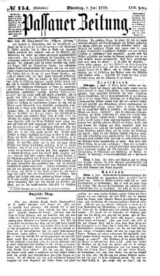 Passauer Zeitung Dienstag 7. Juni 1870