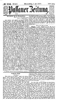 Passauer Zeitung Donnerstag 9. Juni 1870