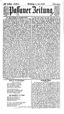 Passauer Zeitung Dienstag 14. Juni 1870